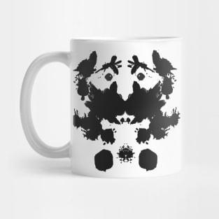 Rorschach Test Mustache Man Mug